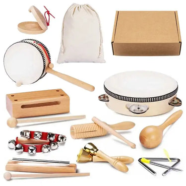 MiniMaestro | Magia musical para los más pequeños - Set de instrumentos de madera para niños pequeños